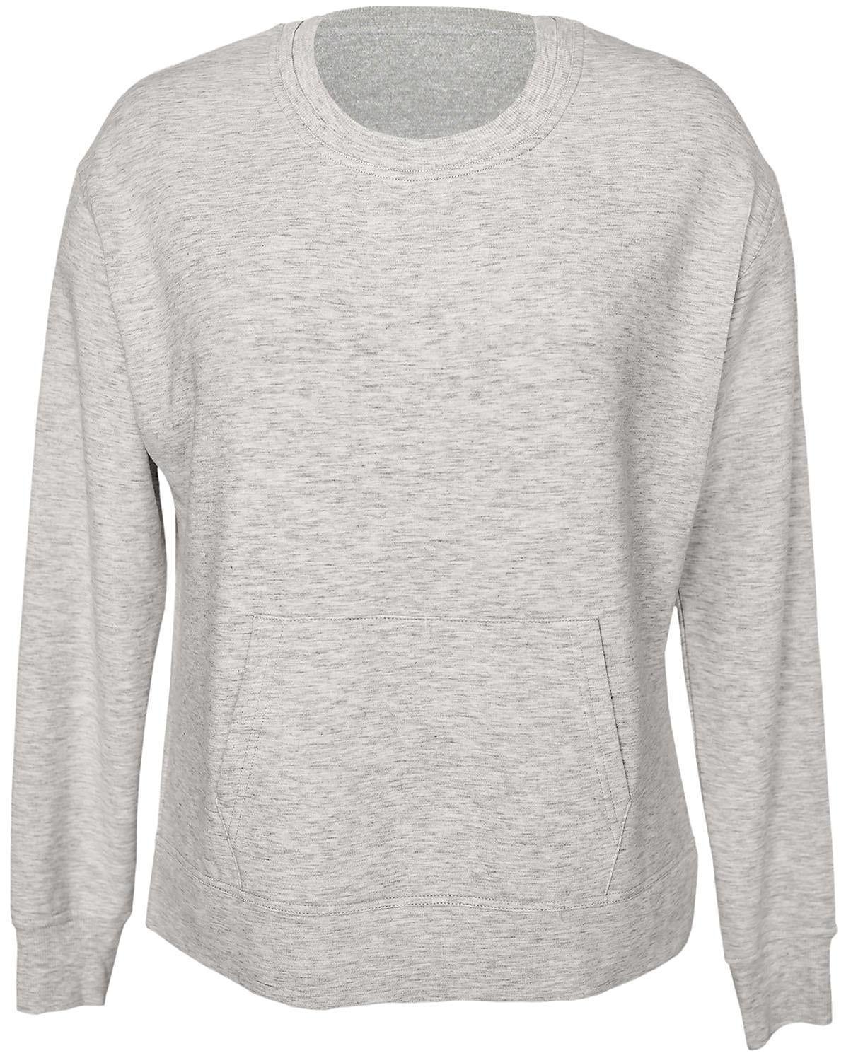 GreenTea Soft & Yummy Women's Top S - Pearl Heather