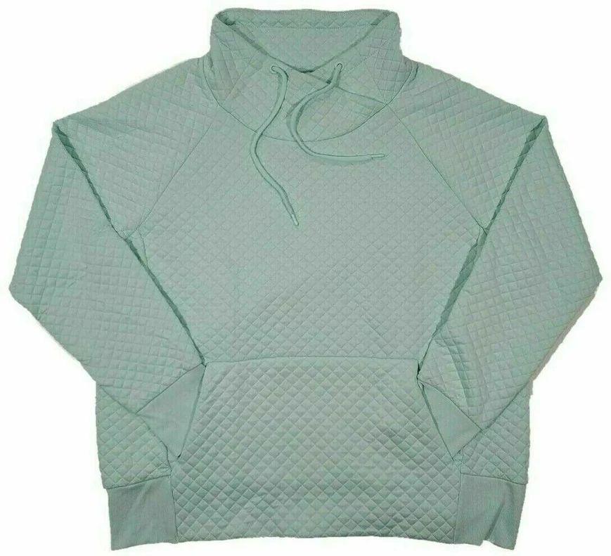 GreenTea  Women's Quilt Pullover Top XXL - Mint - Brand New