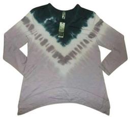GreenTea Women's Tie Dye Top L - Sault