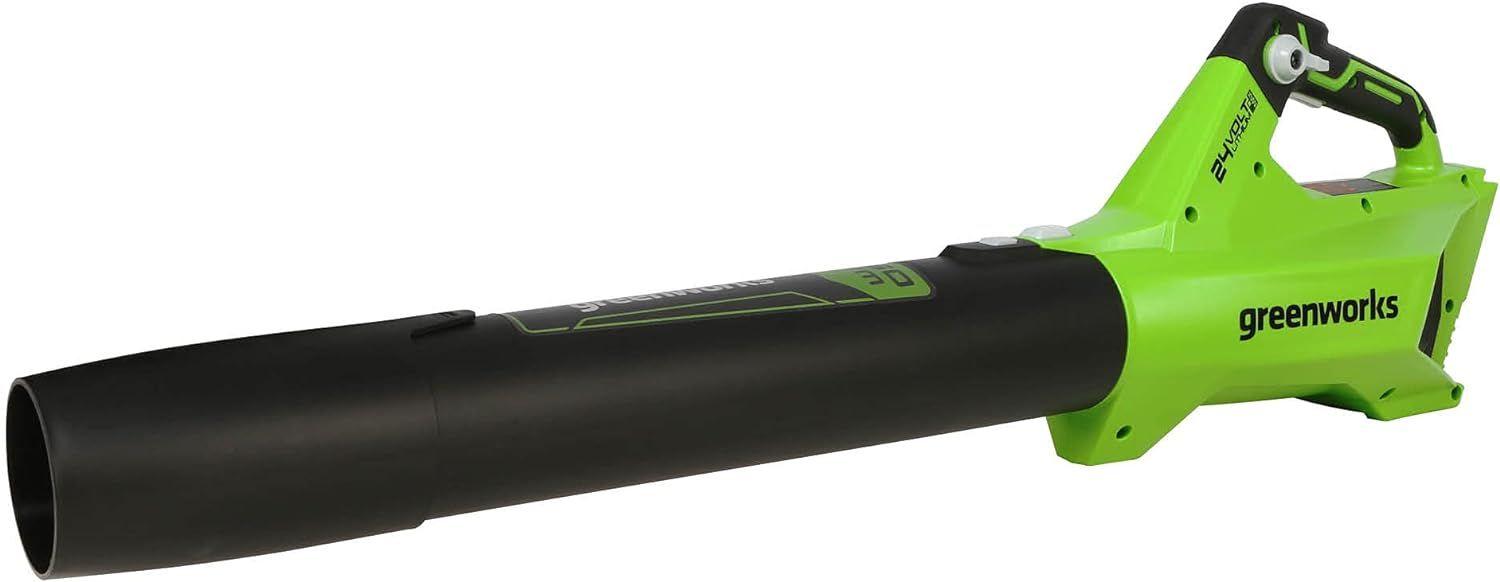 Greenworks  24 Volt Cordless Handheld Blower - Black/Green - Excellent
