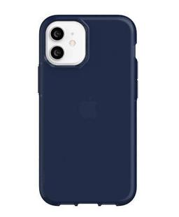 Griffin Survivor Clear Phone Case for iPhone 12 mini - Blue