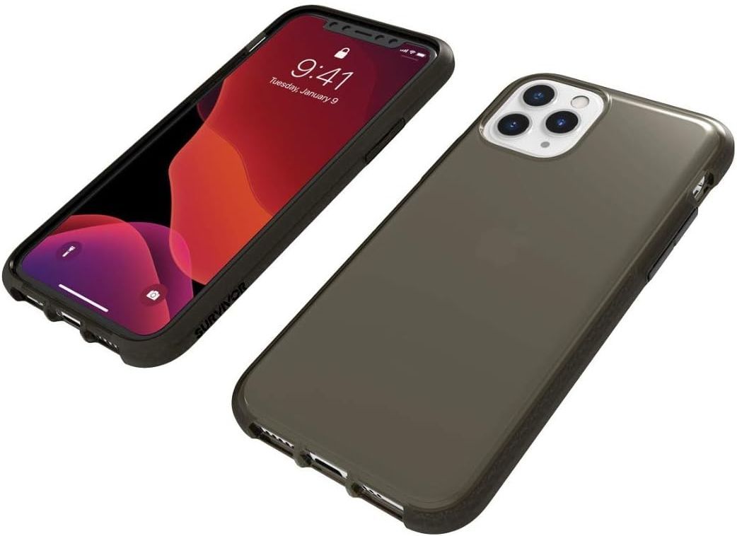 Griffin Survivor Clear Phone Case for iPhone 11 Pro - Black