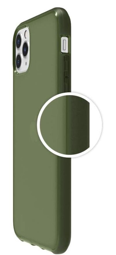 Griffin Survivor Clear Phone Case for iPhone 11 Pro - Green