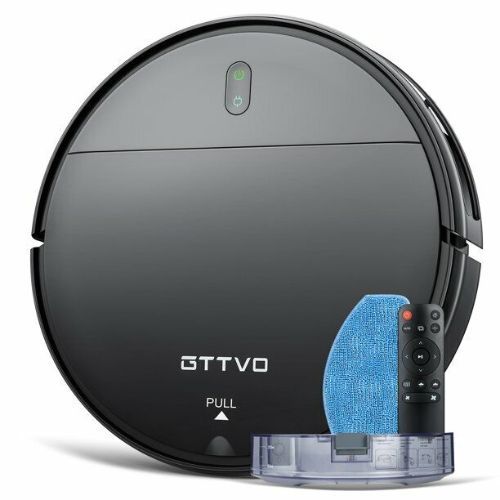 GTTVO BR150 2-in-1 Robot Vacuum & Mop Cleaner - Black