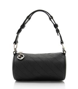 Gucci Calfskin Blondie Mini Barrel Bag - Calfskin - Black