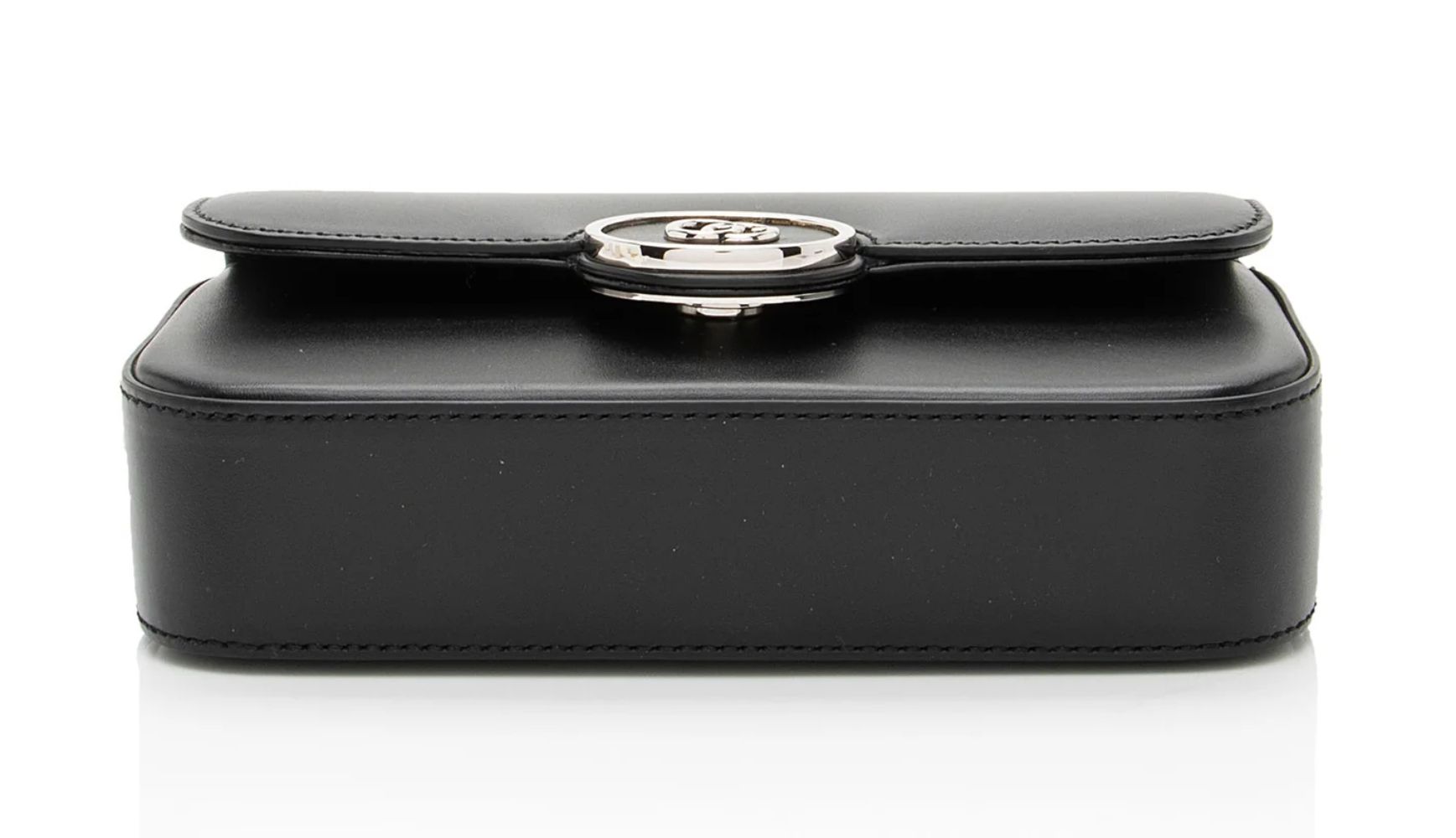 Gucci Calfskin Petite GG Mini Shoulder Bag - Calfskin - Black