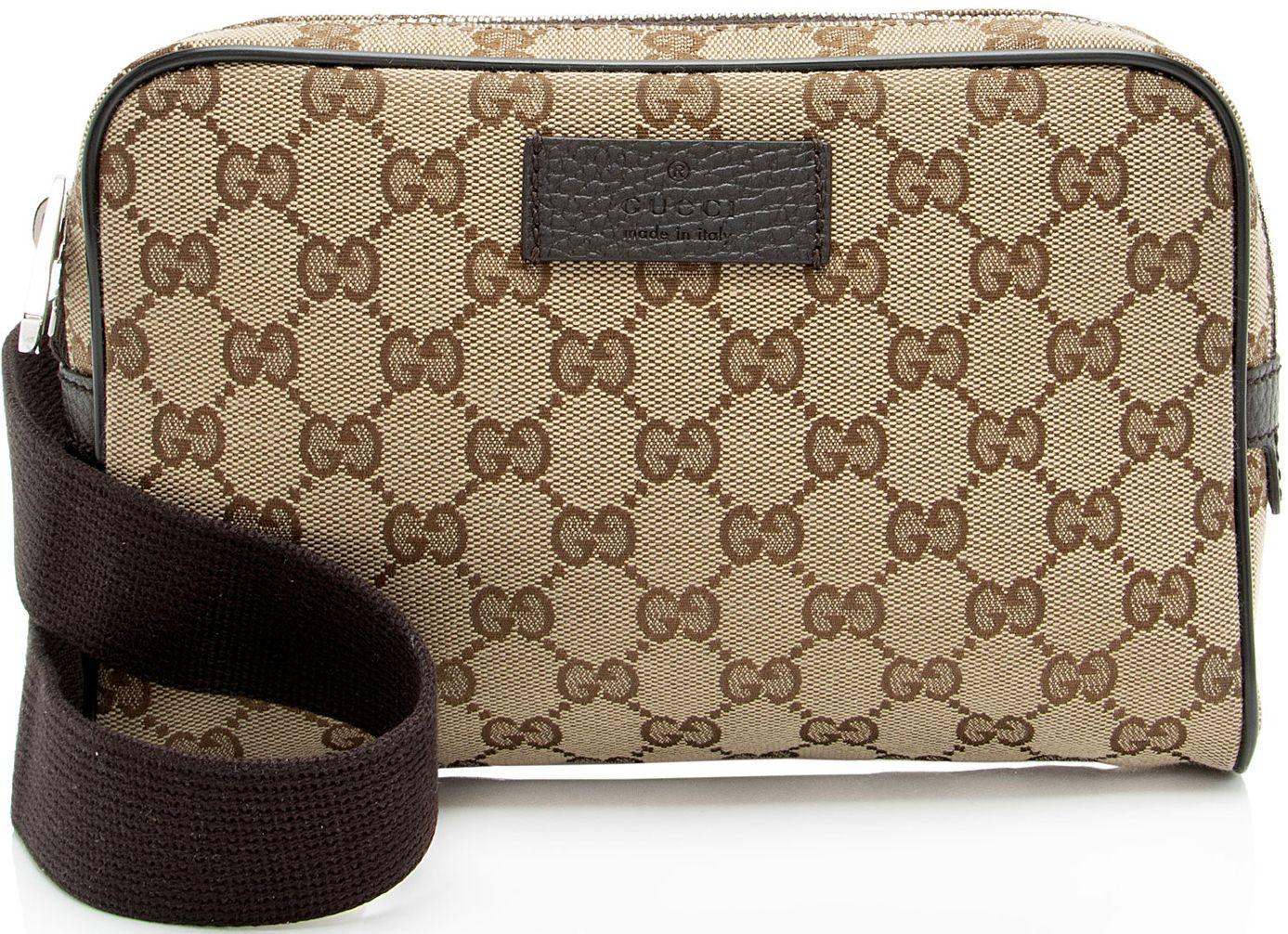 Gucci  GG Canvas Belt Bag - Beige - Canvas - Excellent