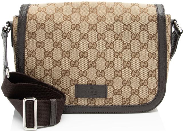 Gucci GG Canvas Flap Small Messenger