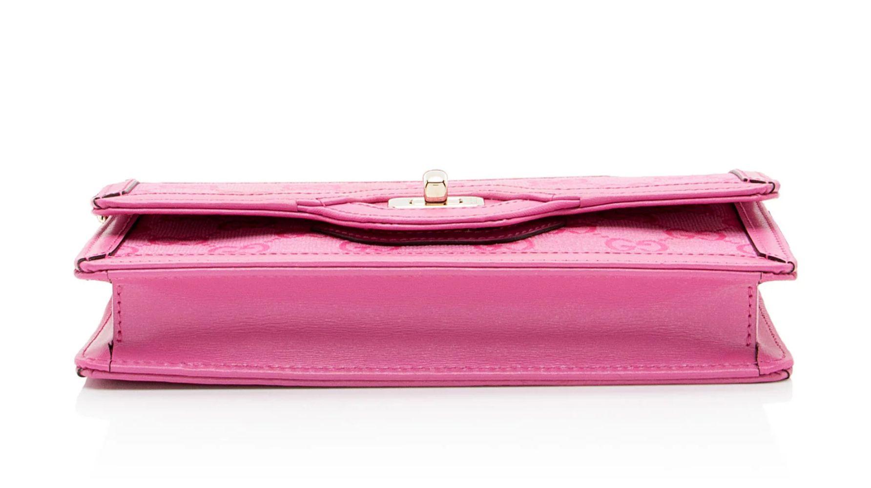 Gucci GG Canvas Luce Mini Shoulder Bag - Canvas - Pink