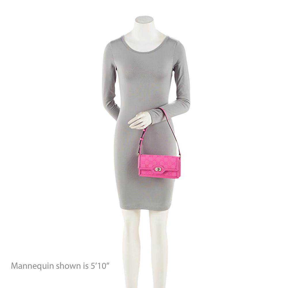 Gucci GG Canvas Luce Mini Shoulder Bag - Canvas - Pink