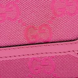Gucci GG Canvas Luce Mini Shoulder Bag - Canvas - Pink