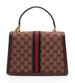 Gucci GG Canvas Ophidia Small Top Handle - Canvas - Brown/Red