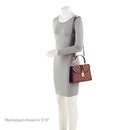 Gucci GG Canvas Ophidia Small Top Handle - Canvas - Brown/Red