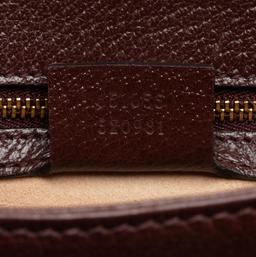 Gucci GG Canvas Ophidia Small Top Handle - Canvas - Brown/Red