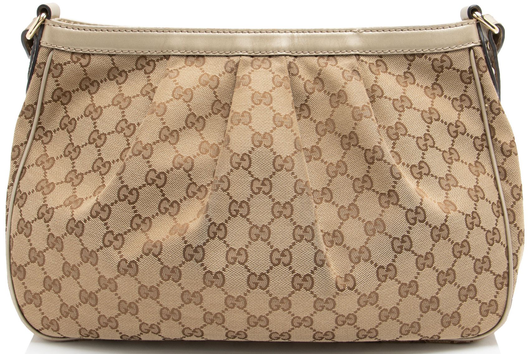Gucci GG Canvas Sukey Messenger - Canvas - Brown/Gold