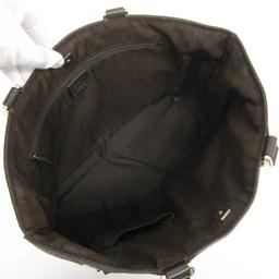 Gucci GG Crystal Leather PVC Tote Bag - Leather - Beige/Dark Brown