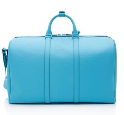 Gucci GG Rubber Effect Large Duffle - Leather - Blue