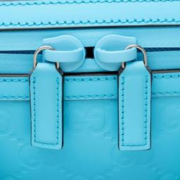 Gucci GG Rubber Effect Large Duffle - Leather - Blue