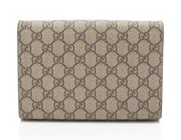 Gucci GG Supreme Dionysus Chain Wallet - Leather - Beige (Brown Nylon)