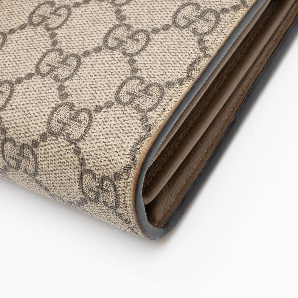 Gucci GG Supreme Dionysus Chain Wallet - Leather - Beige (Brown Nylon)