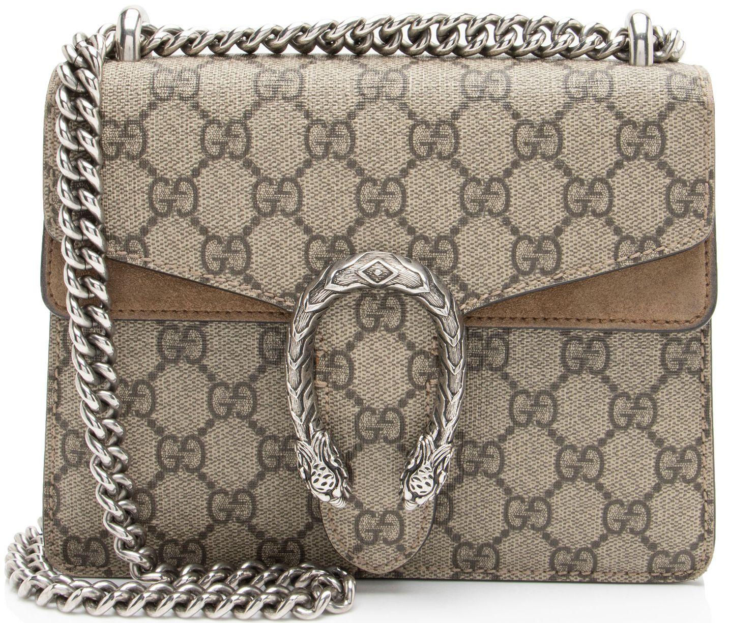 Gucci  GG Supreme Dionysus Mini Bag - Beige/Brown - Coated Canvas - Excellent