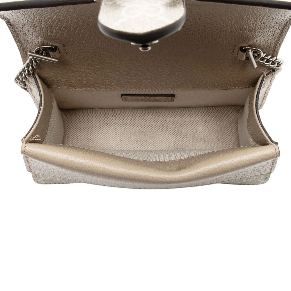 Gucci GG Supreme Dionysus Mini Top Handle - Coated Canvas - Beige