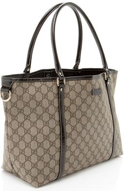 Gucci GG Supreme Joy Medium Tote - Coated Canvas - Brown