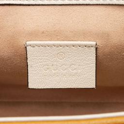 Gucci GG Supreme Leather Padlock Mini Crossbody - Leather - Beige/Brown