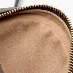 Gucci GG Supreme Ophidia Round Mini Backpack - Coated Canvas - Beige/Brown