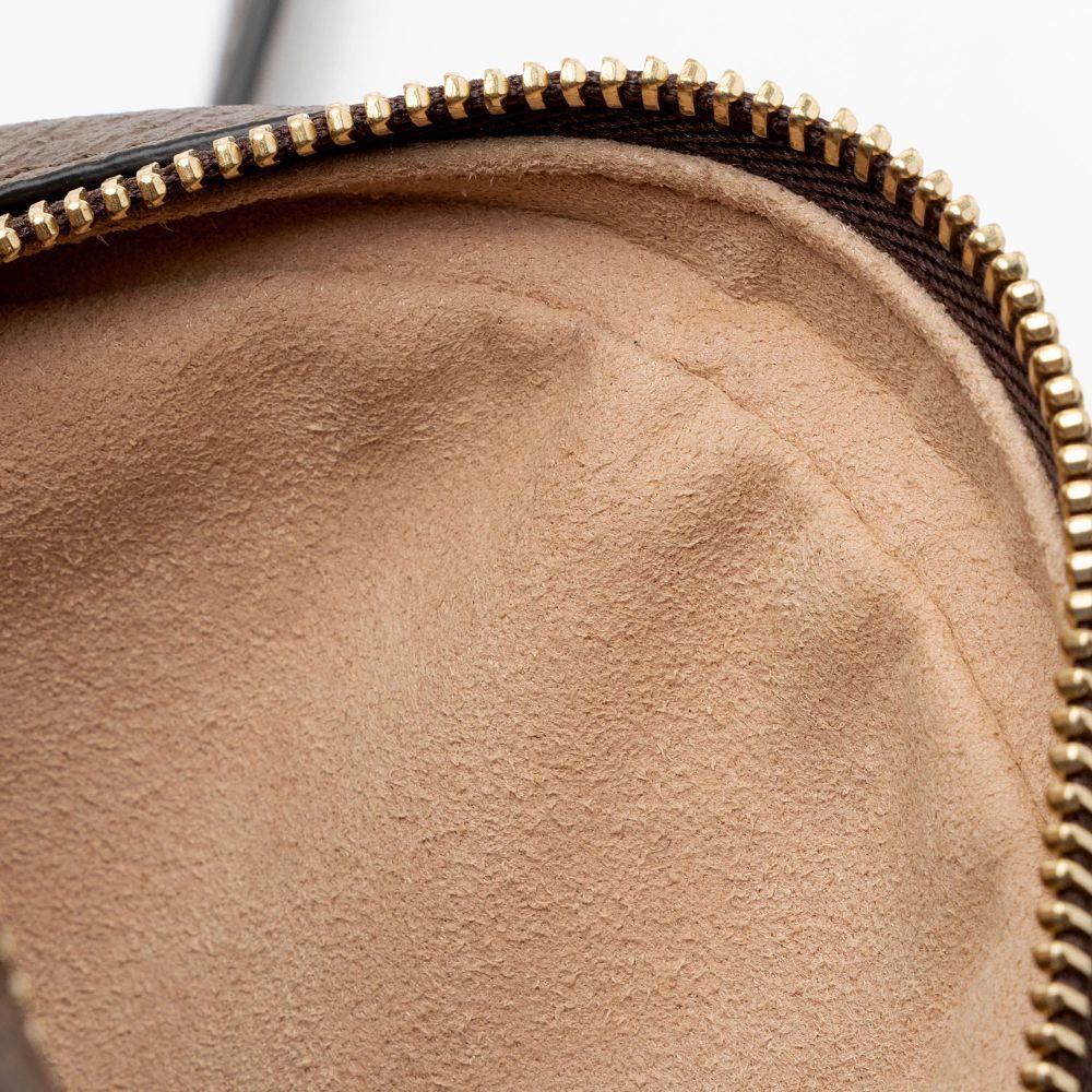 Gucci GG Supreme Ophidia Round Mini Backpack - Coated Canvas - Beige/Brown