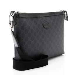 Gucci GG Supreme Retro Messenger - Leather - Grey/Black
