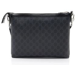 Gucci GG Supreme Retro Messenger - Leather - Grey/Black