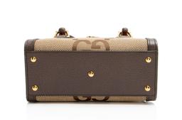 Gucci Jumbo GG Canvas Bamboo Diana Mini Tote - Canvas - Brown