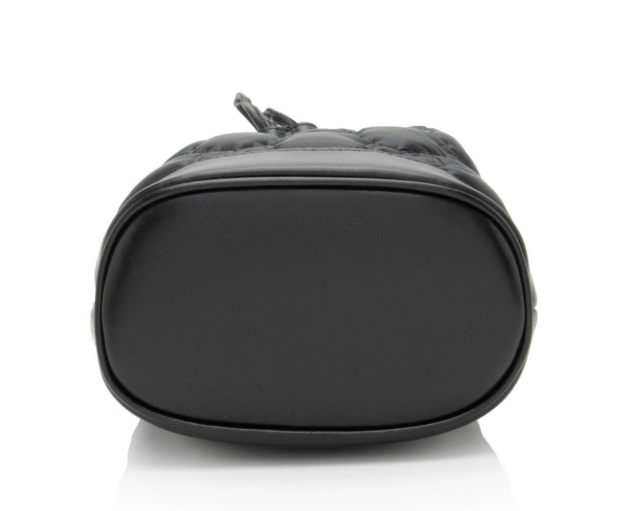 Gucci Jumbo GG Matelasse Bucket Bag - Leather - Black