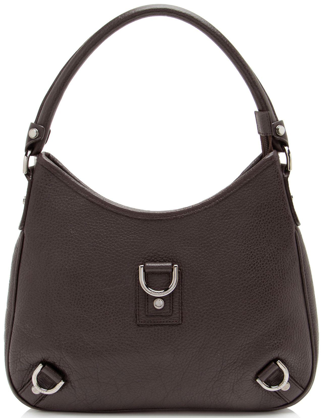 Gucci  Leather Abbey Medium Hobo - Brown - Leather - Excellent