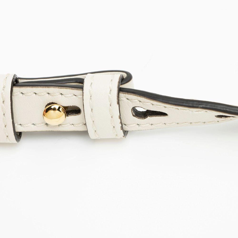 Gucci Leather Animal Studs Sylvie Mini Satchel - Leather - White