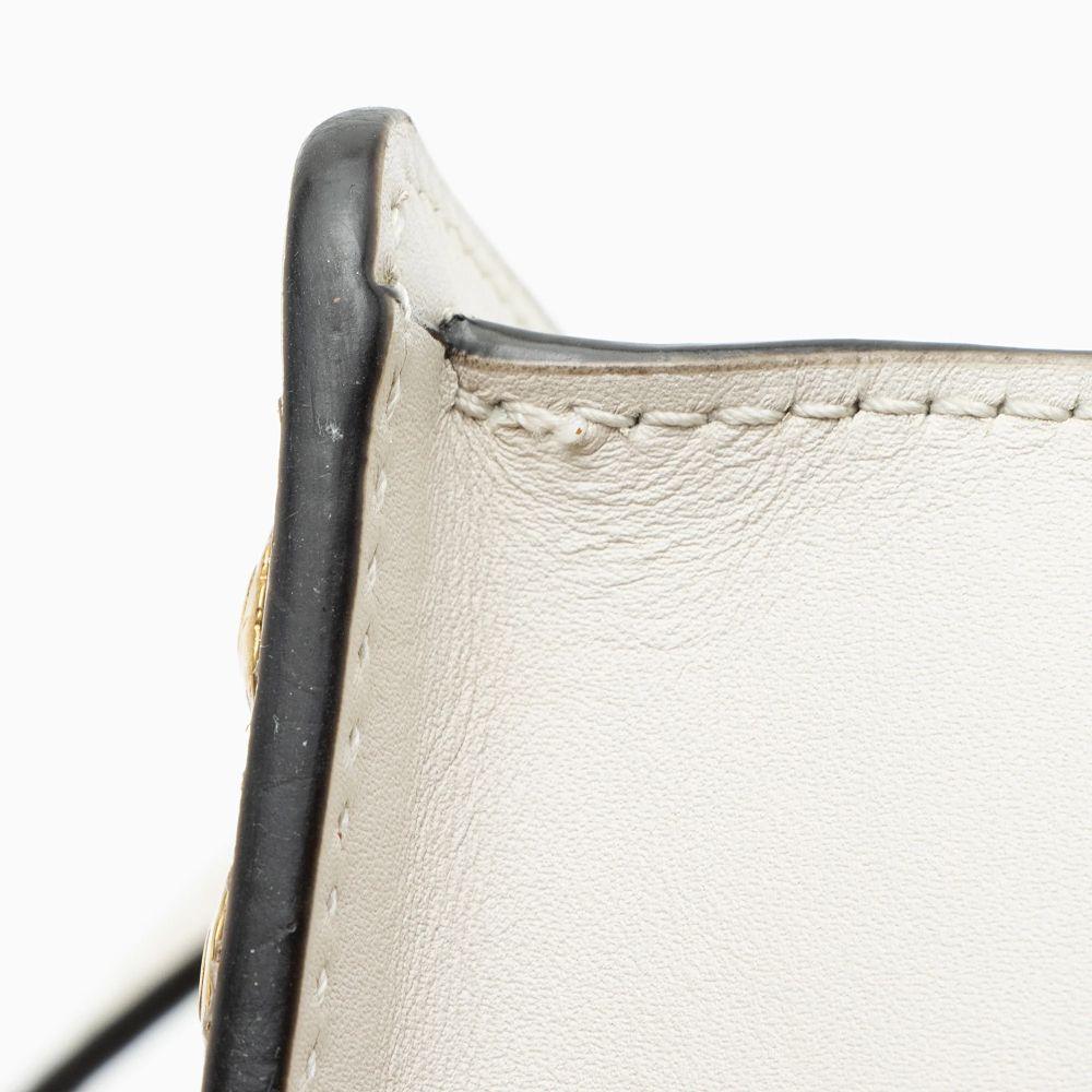Gucci Leather Animal Studs Sylvie Mini Satchel - Leather - White