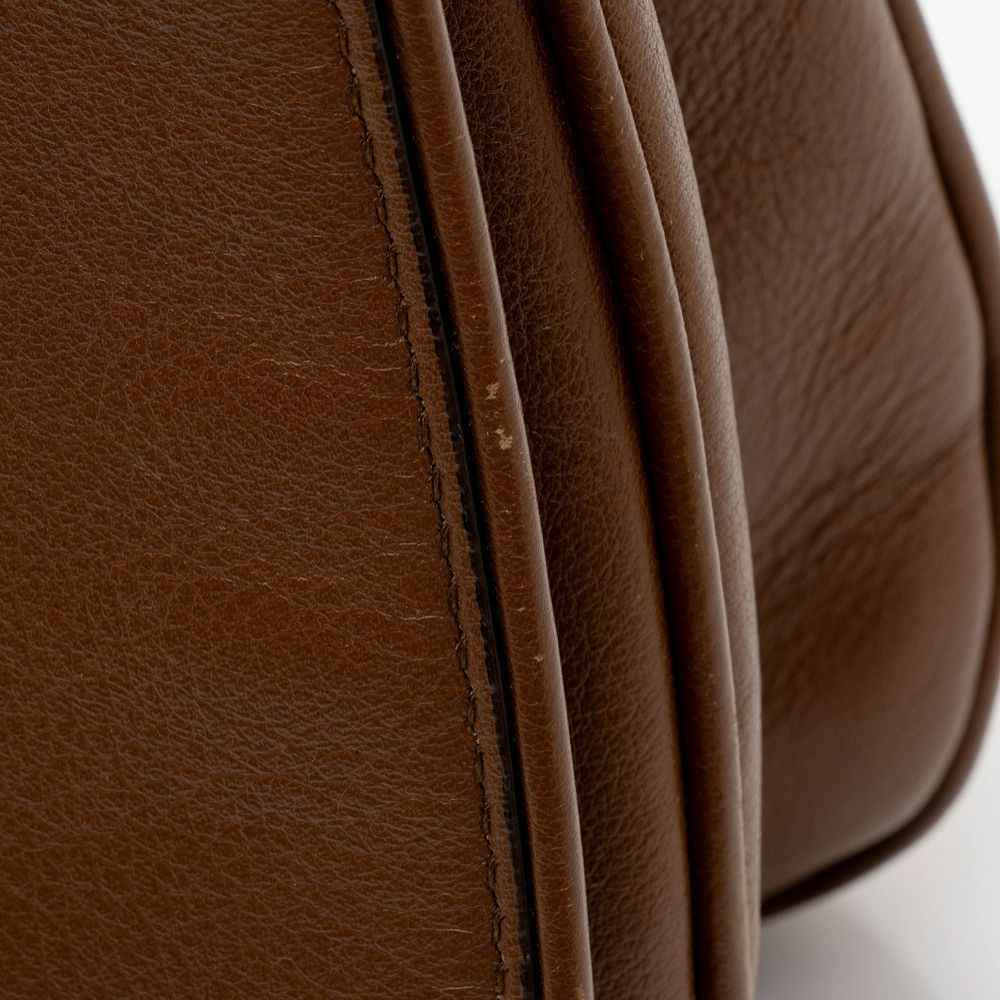 Gucci Leather Blondie Medium Shoulder Bag - Leather - Brown