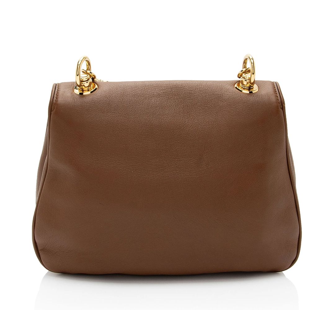 Gucci Leather Blondie Medium Shoulder Bag - Leather - Brown