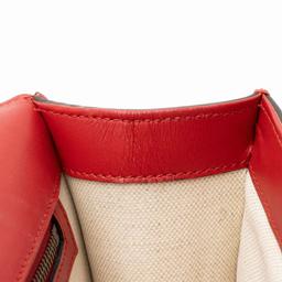 Gucci Leather Evil Eye Chain Medium Shoulder Bag - Leather - Red