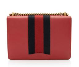 Gucci Leather Evil Eye Chain Medium Shoulder Bag - Leather - Red