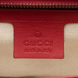 Gucci Leather Evil Eye Chain Medium Shoulder Bag - Leather - Red