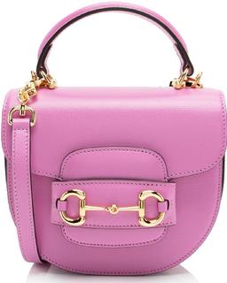Gucci Leather Horsebit 1955 Mini Top Handle - Leather - Pink