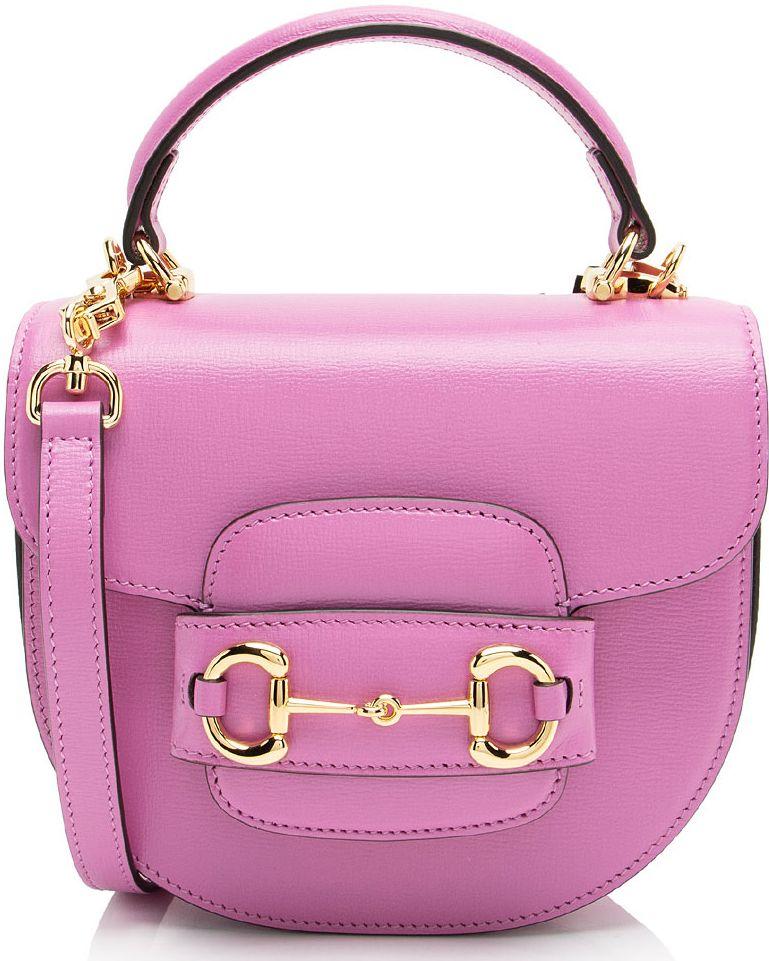 Gucci  Leather Horsebit 1955 Mini Top Handle - Pink - Leather - Excellent