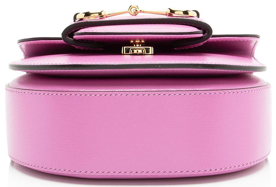 Gucci Leather Horsebit 1955 Mini Top Handle - Leather - Pink