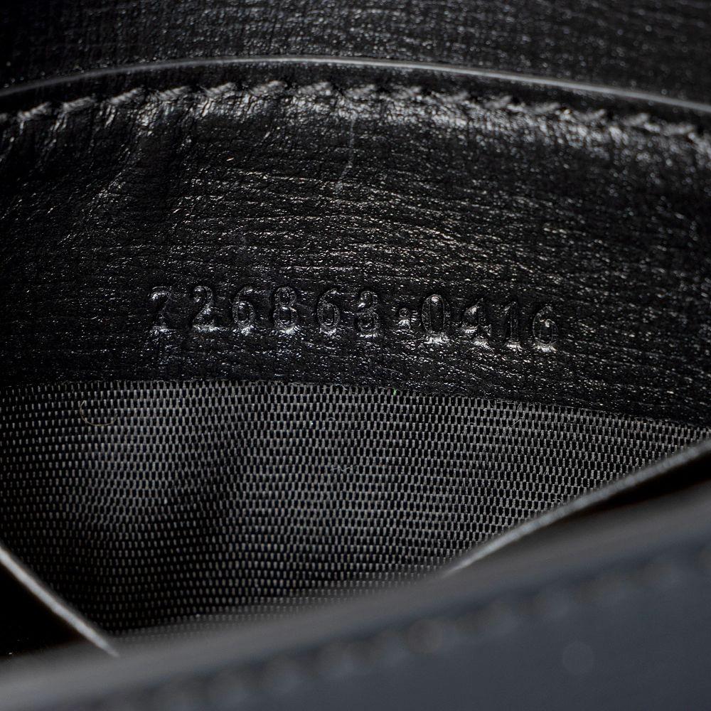 Gucci Leather Horsebit 1955 Super Mini Shoulder Bag - Leather - Black