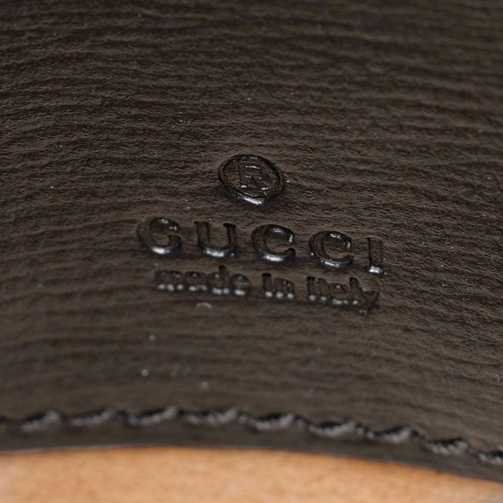 Gucci Leather Horsebit 1955 Super Mini Shoulder Bag - Leather - Black