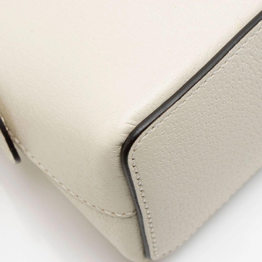 Gucci Leather Ophidia Dome Small Shoulder Bag - Leather - White