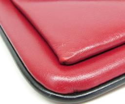 Gucci Leather Shoulder Bag - Leather - Black/Dark Red