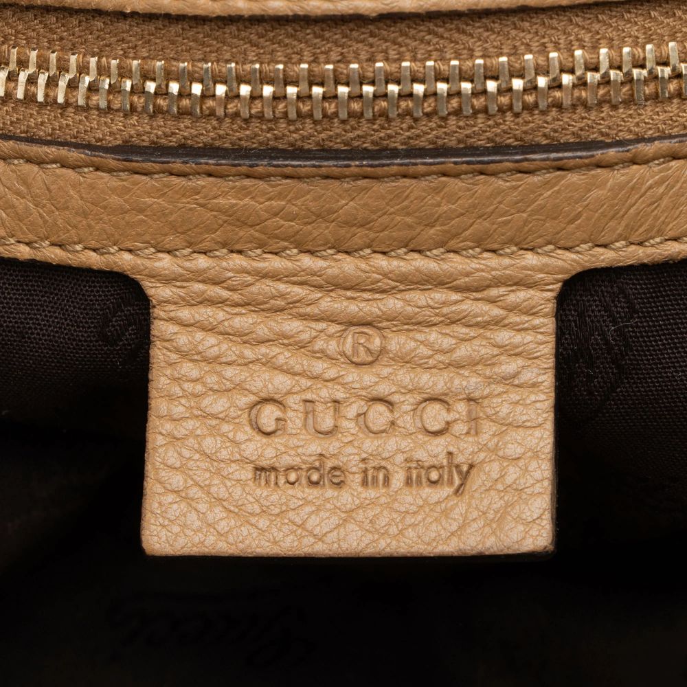 Gucci Leather Sienna Medium Hobo - Leather - Brown